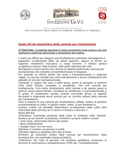Lezioni modulo 3b - Fondazione Lu.VI