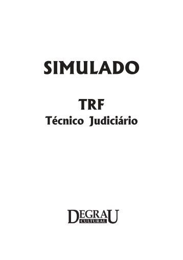 Simulado TRF.pmd - Degrau Cultural