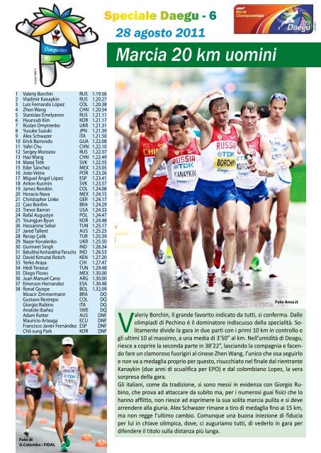 Atletica UISP on line