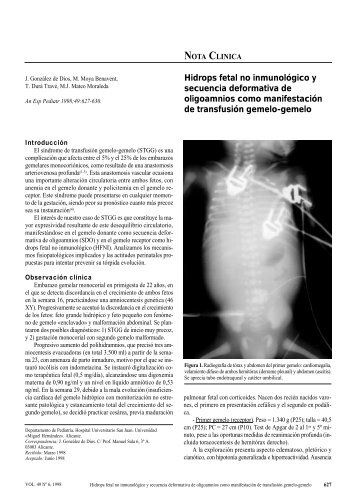 Texto completo - Asociación Española de Pediatría