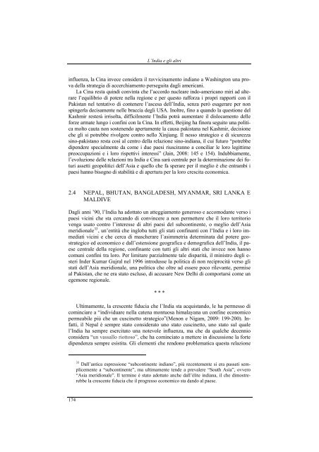 L'India e gli altri Nuovi equilibri della geopolitica - Ispi