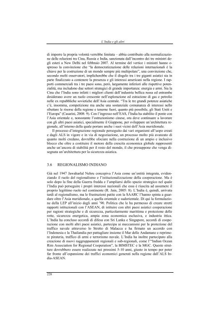 L'India e gli altri Nuovi equilibri della geopolitica - Ispi