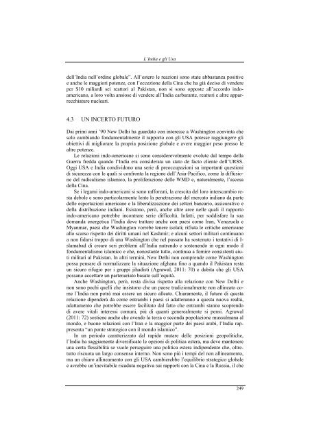 L'India e gli altri Nuovi equilibri della geopolitica - Ispi