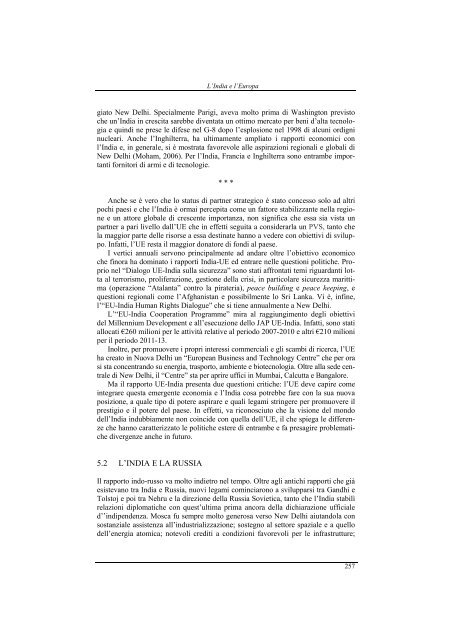 L'India e gli altri Nuovi equilibri della geopolitica - Ispi