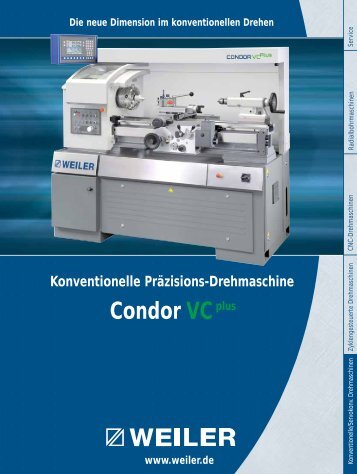 Condor VCplus - Weiler Werkzeugmaschinen GmbH