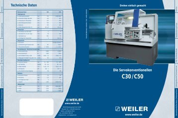 C30/ C50 - Weiler Werkzeugmaschinen GmbH