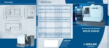 WEILER DZ45/65 - Weiler Werkzeugmaschinen GmbH