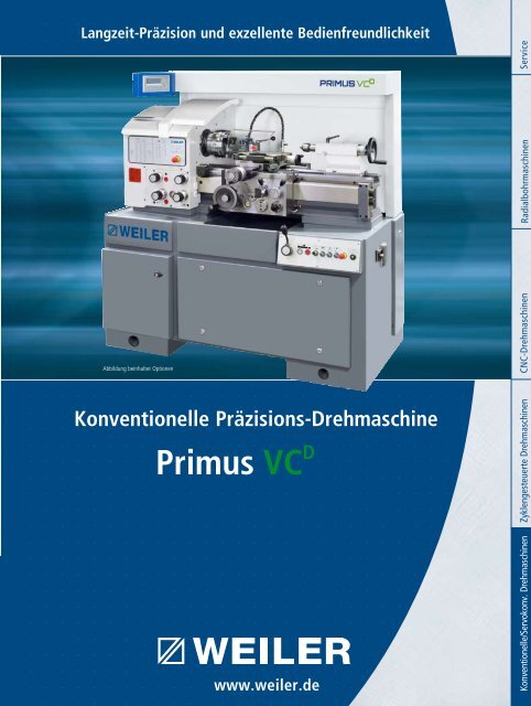 Primus VCD - Weiler Werkzeugmaschinen GmbH