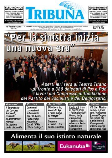 19 - LA TRIBUNA SAMMARINESE