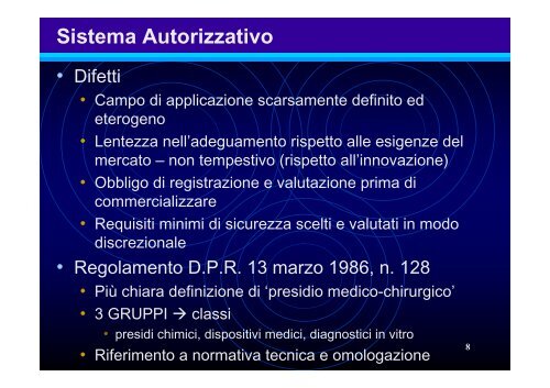 Giancarlo Conti. Raccomandazione n9 - Agenzia Regionale Sanitaria