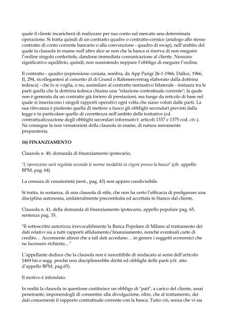 Sentenza della Corte di Appello di Roma Sezione ... - Cittadinanzattiva