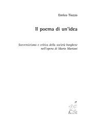 Il poema di un'idea Sovversivismo e critica della ... - Aracne Editrice