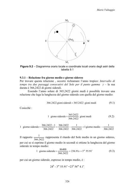 Capitolo 9 Le Effemeridi Nautiche 9.0 – Cenni storici Le Effemeridi ...