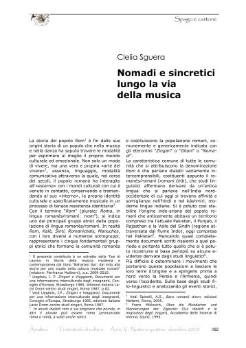 Nomadi e sincretici lungo la via della musica - Amaltea