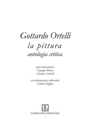 Gottardo Ortelli - GHIGGINI 1822