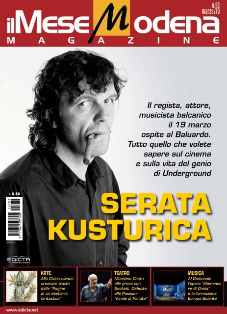 Il regista, attore, musicista balcanico il 19 marzo ospite al ... - Ilmese.it