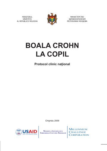 Protocol clinic naţional: „Boala Crohn la copil” - Ministerul Sănătăţii
