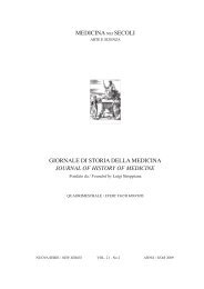 21.2 - Sezione di Storia della Medicina