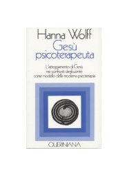 HANNA WOLFF Gesù psicoterapeuta - L ... - Giano Bifronte