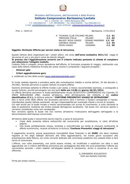 Lettera accettazione offerta assicurazione