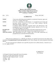 Assegnazioni Provvisorie Provinciali - Ufficio Scolastico Regionale ...