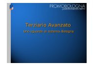 Terziario Avanzato, uno sguardo al sistema - Bologna - PromoBologna