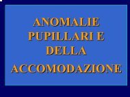 Anomalie pupillari e della accomodazione - Fondazione 