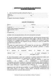 Un Modello Di Contratto Confedilizia