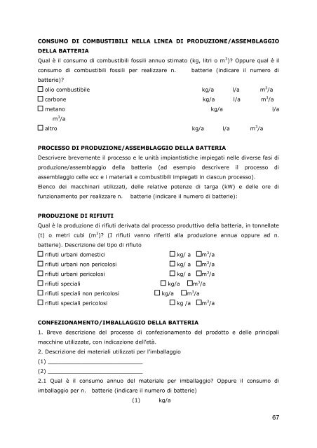 Life Cycle Assessment di sistemi per le auto elettriche - Enea