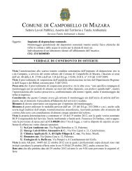 COMUNE DI CAMPOBELLO DI MAZARA