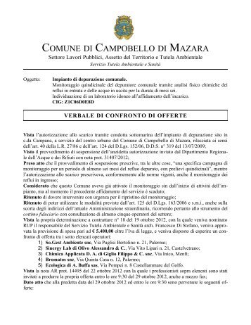 COMUNE DI CAMPOBELLO DI MAZARA