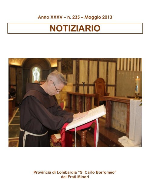 Fate clic qui per scaricare il PDF - Frati Minori di Lombardia