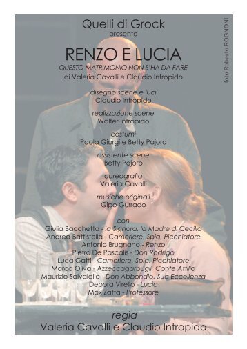 Renzo e Lucia.indd - Quelli di Grock