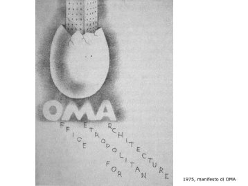1975, manifesto di OMA - GizmoWeb