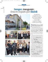 1-24-25 Seregno.qxp - Fondazione Don Carlo Gnocchi