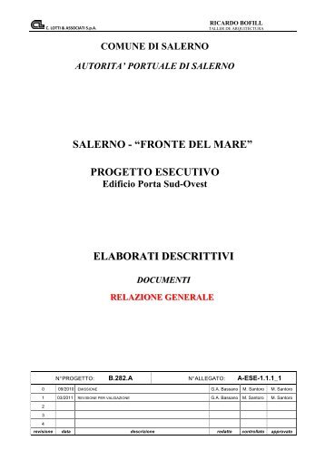 A-ESE-1.1.1_1_Relazione Generale - Autorità Portuale di Salerno