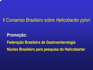 Consenso - Federação Brasileira de Gastroenterologia