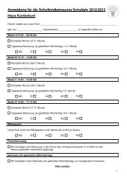 Anmeldung Kernzeitbetreuung 2012-2013 - Gemeinde Weingarten ...