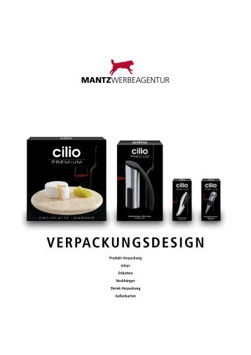 Verpackungsdesign - Mantz Werbeagentur