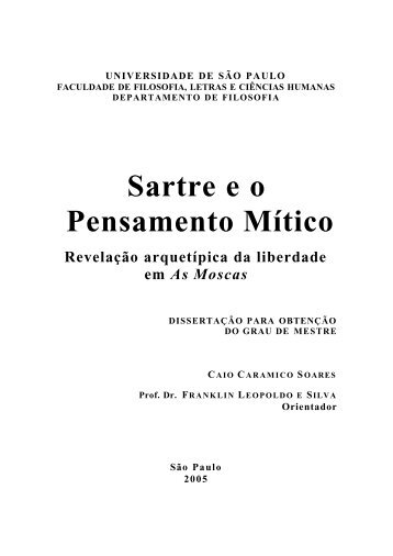 Sartre e o Pensamento Mítico - cia sonhar de artes cênicas