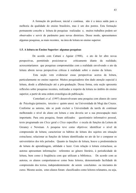 dissertação completa - Programa de Pós-Graduação em Letras - Uem