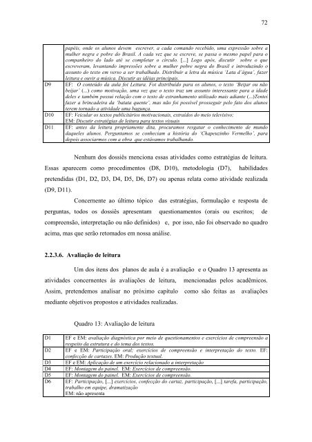 dissertação completa - Programa de Pós-Graduação em Letras - Uem