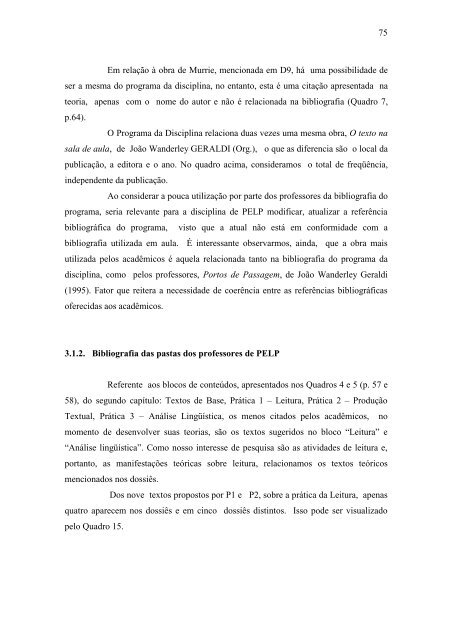 dissertação completa - Programa de Pós-Graduação em Letras - Uem