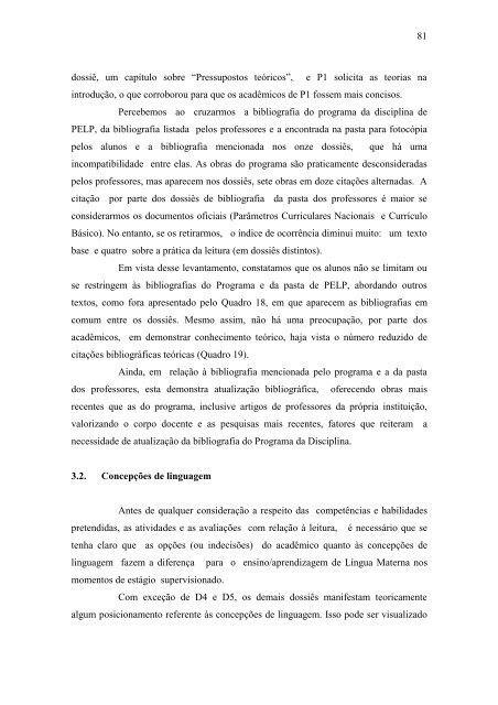 dissertação completa - Programa de Pós-Graduação em Letras - Uem