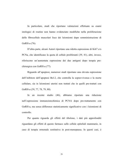 Terapia prechirurgica della fibromatosi uterina - FedOA - Università ...