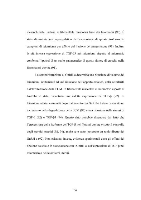 Terapia prechirurgica della fibromatosi uterina - FedOA - Università ...