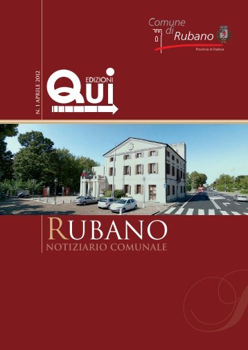 notiziario Aprile 2012 - Comune di Rubano