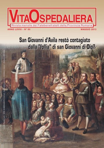 Rivista Vita Ospedaliera - Provincia Romana Fatebenefratelli