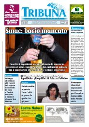 Smac: bacio mancato - LA TRIBUNA SAMMARINESE