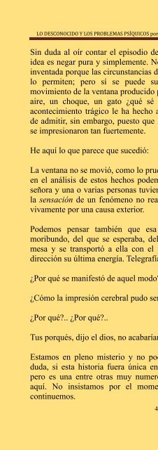 Lo Desconocido y los Problemas Psíquicos - Luz Espiritual